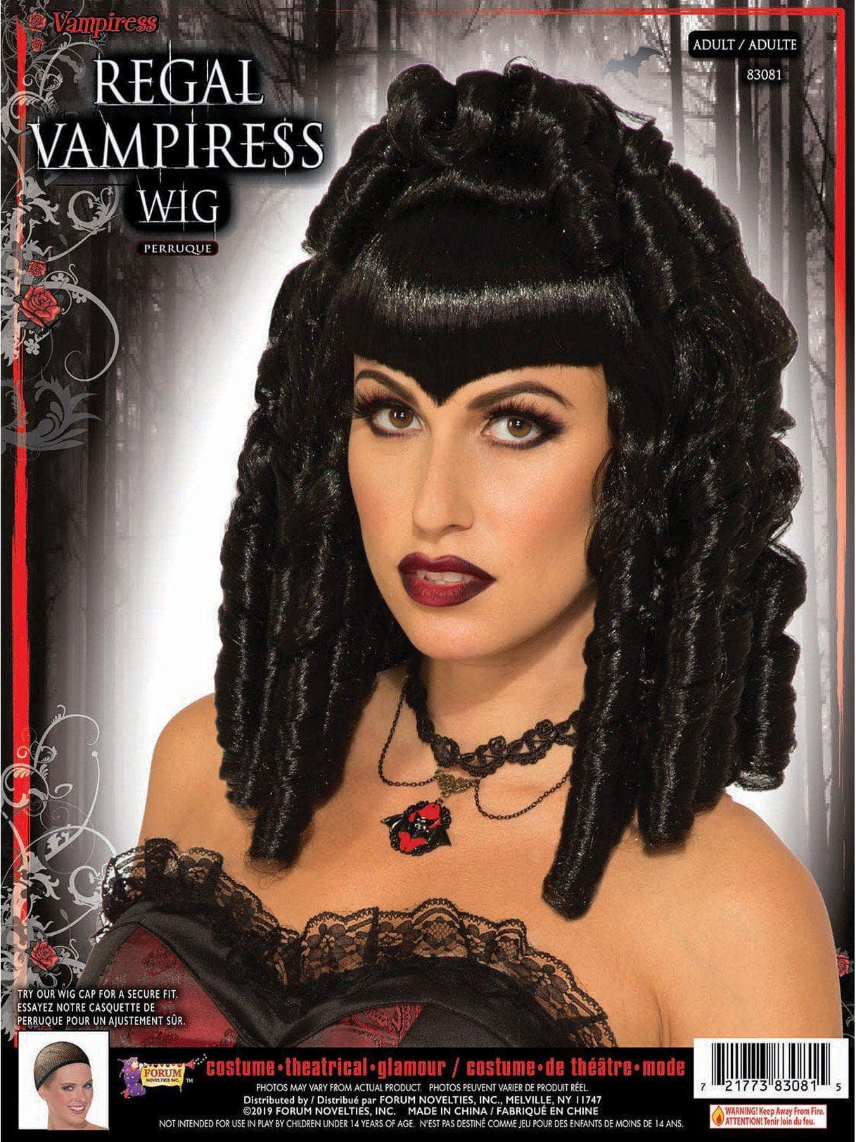 Womens Regal Vampiress Wig - costumes.com