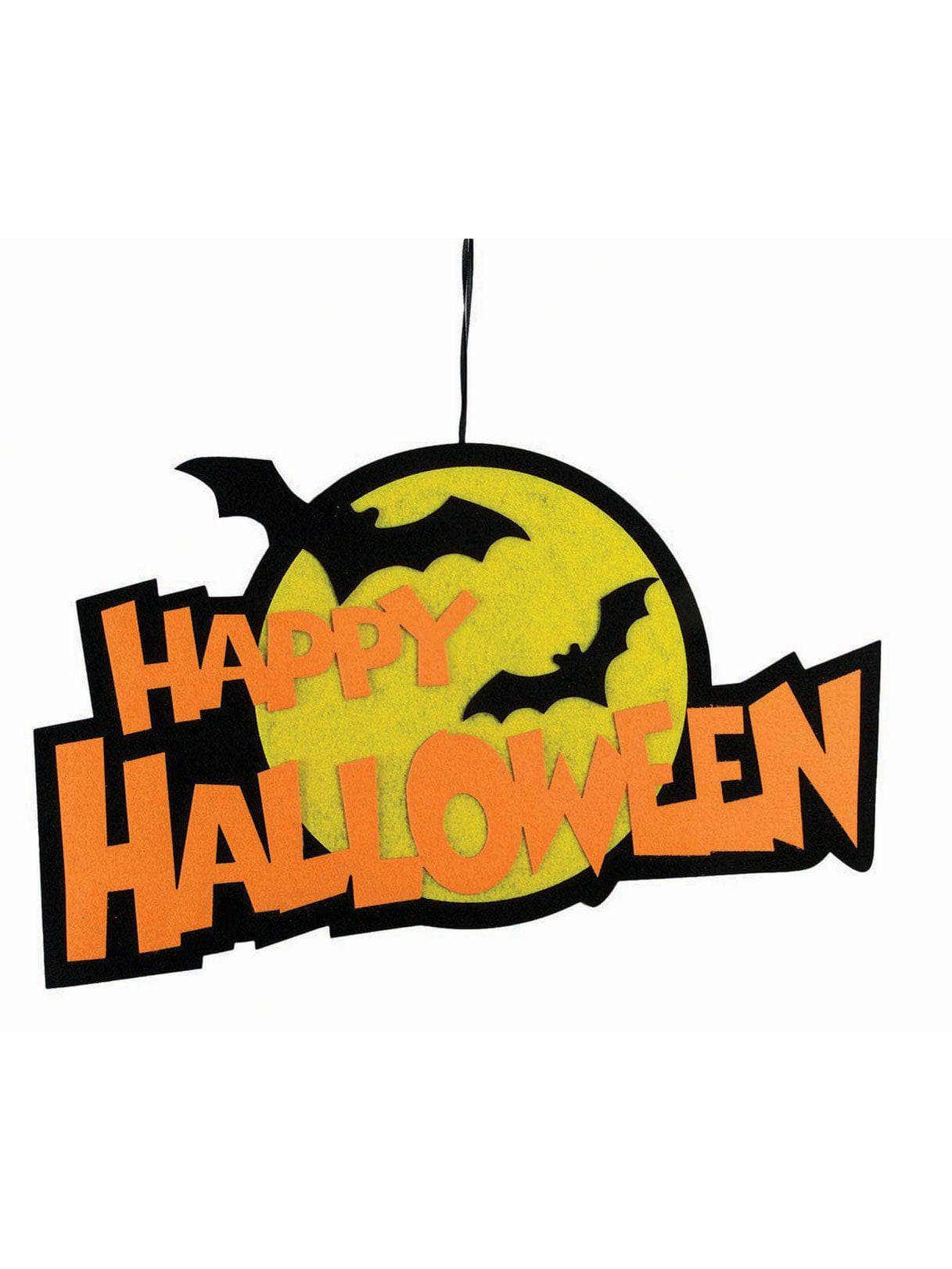 Happy Halloween Felt Hanging Decoration - costumes.com