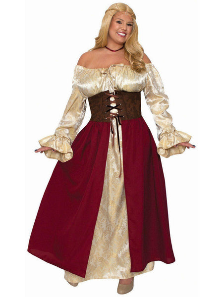 Adult Medieval Wench Plus Costume