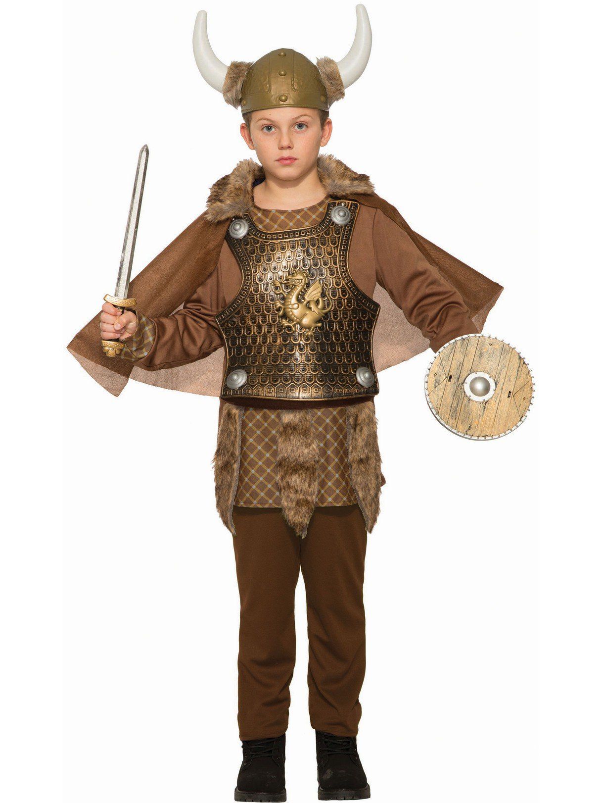 Kid's Viking Warrior Costume - costumes.com