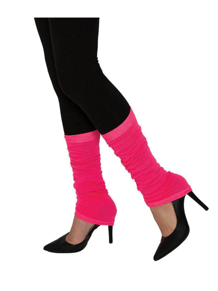 Adult Hot Pink 1980's Leg Warmers