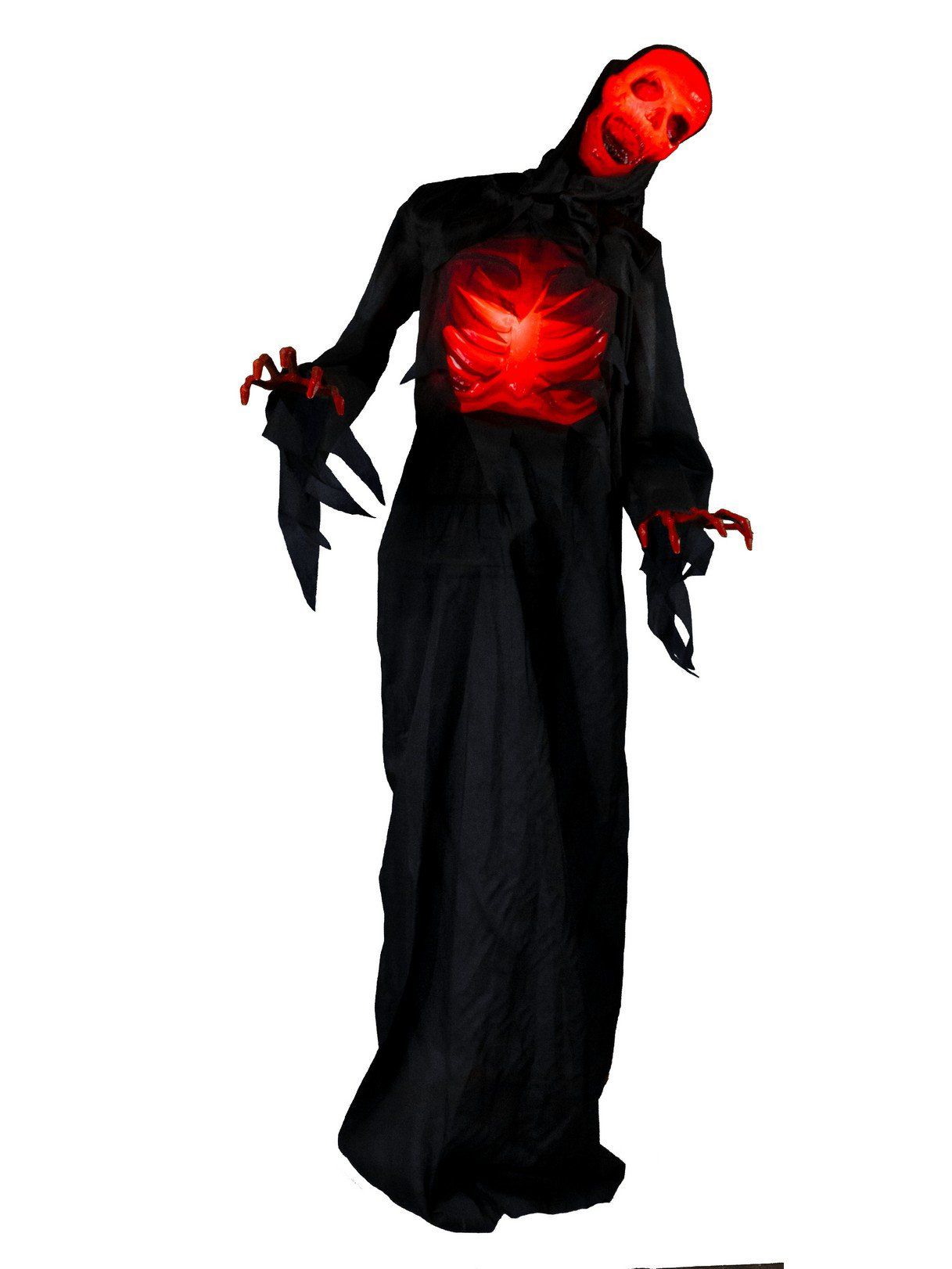 Lifesize Red Demon Animated Decoration - costumes.com