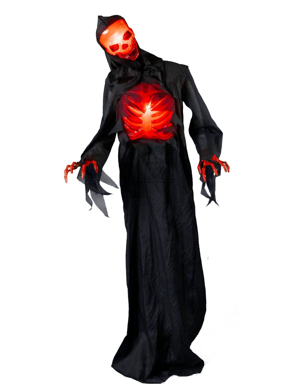 Lifesize Red Demon Animated Decoration - costumes.com