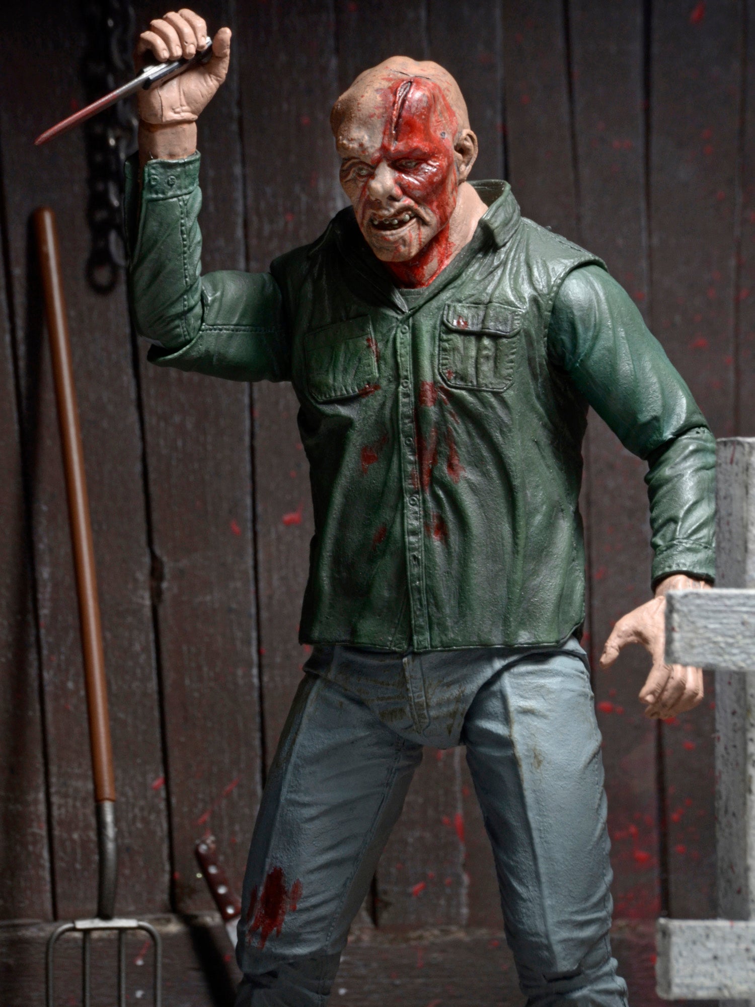 NECA - Friday the 13th - 7" Action Figure - Ultimate Part 3 Jason - costumes.com