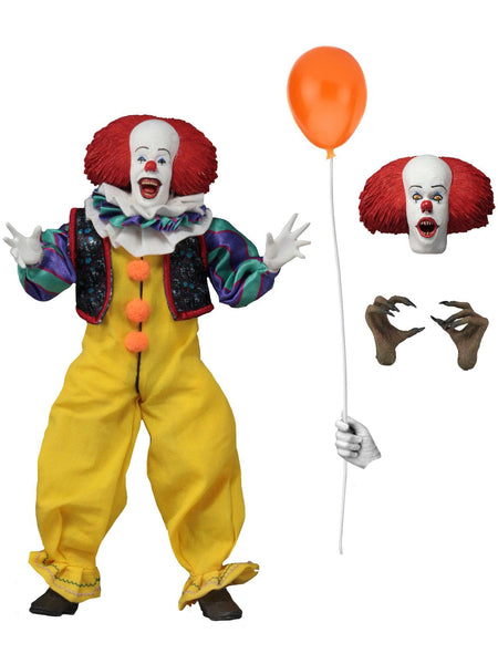 NECA - IT - 8 Clothed Action Figure - Pennywise (1990 Movie)