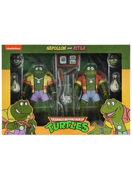 NECA - Teenage Mutant Ninja Turtles (Cartoon) - 7 Scale Action Figure - Napoleon and Atilla Frog 2 Pack