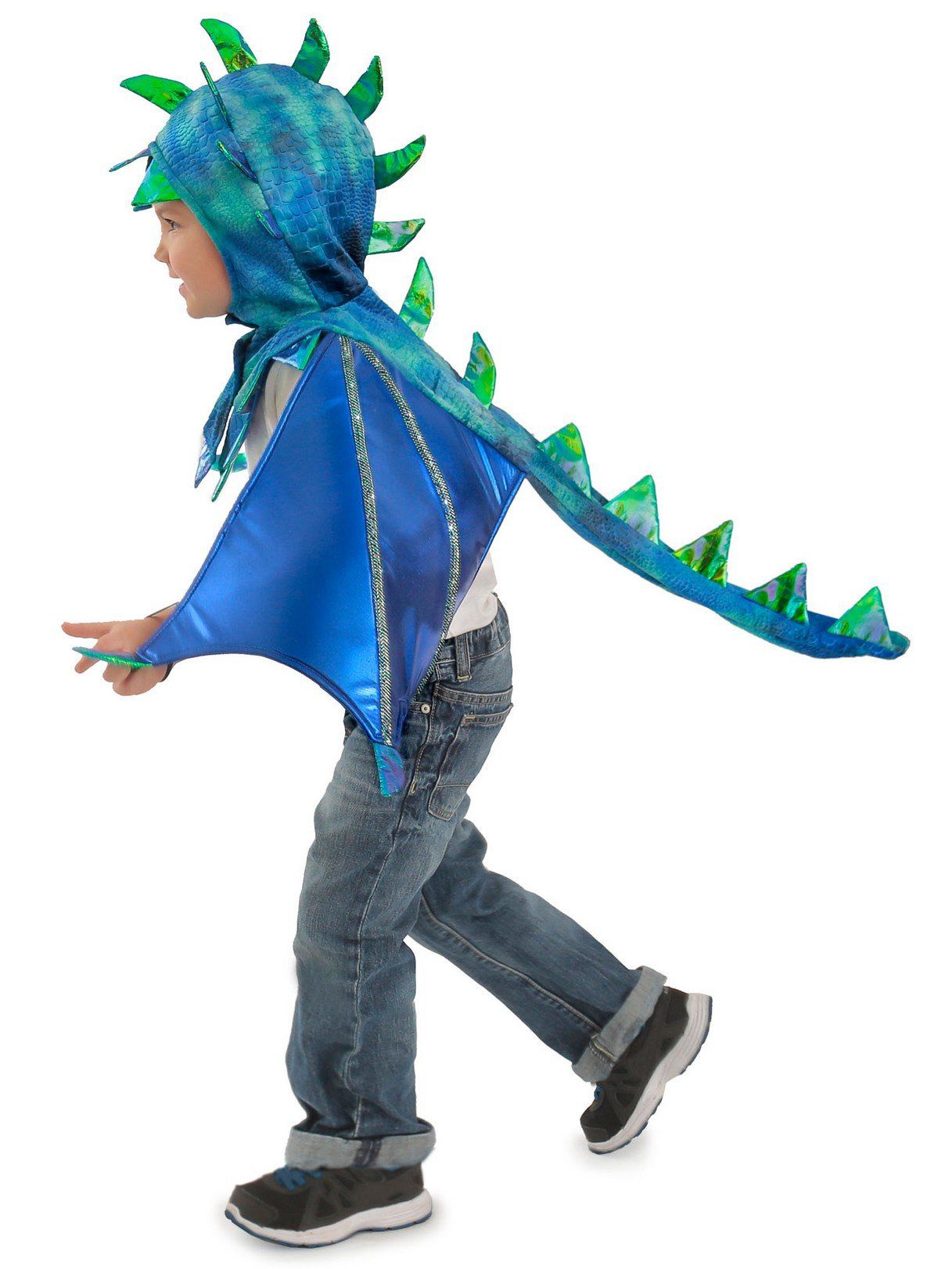 Kid's Hooded Sully Dragon Costume - costumes.com