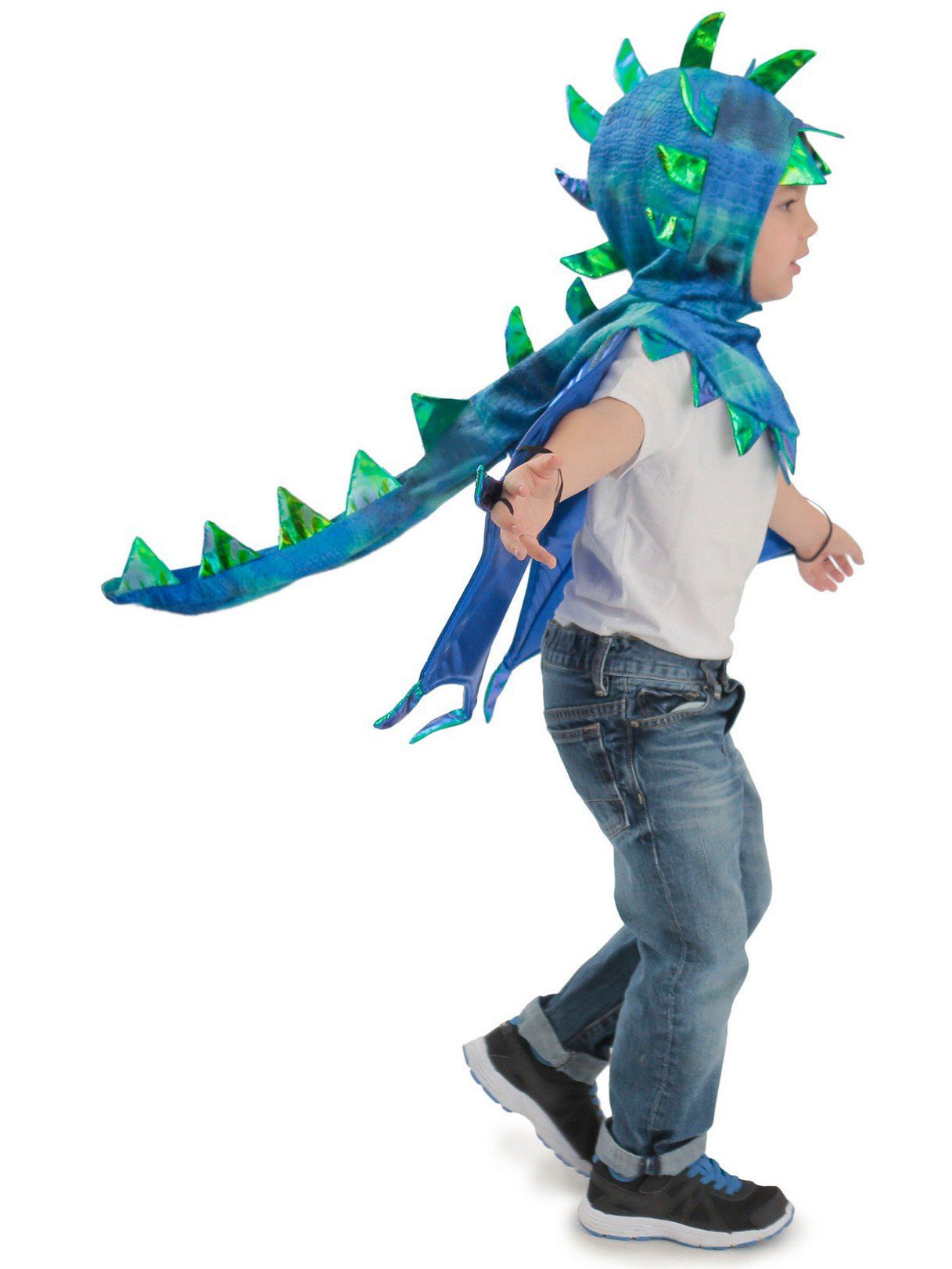 Kid's Hooded Sully Dragon Costume - costumes.com