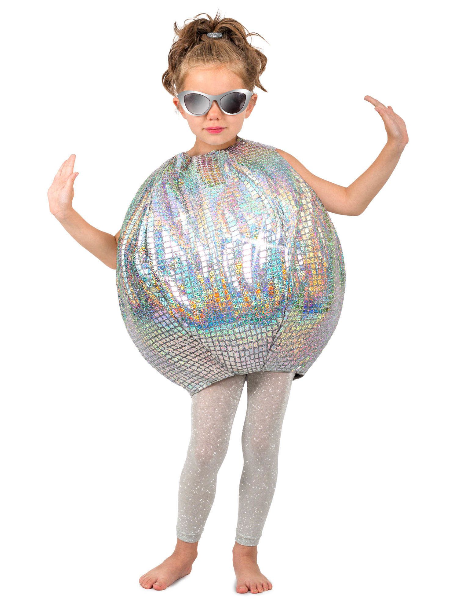 Girls' 1970's Disco Ball Costume - costumes.com