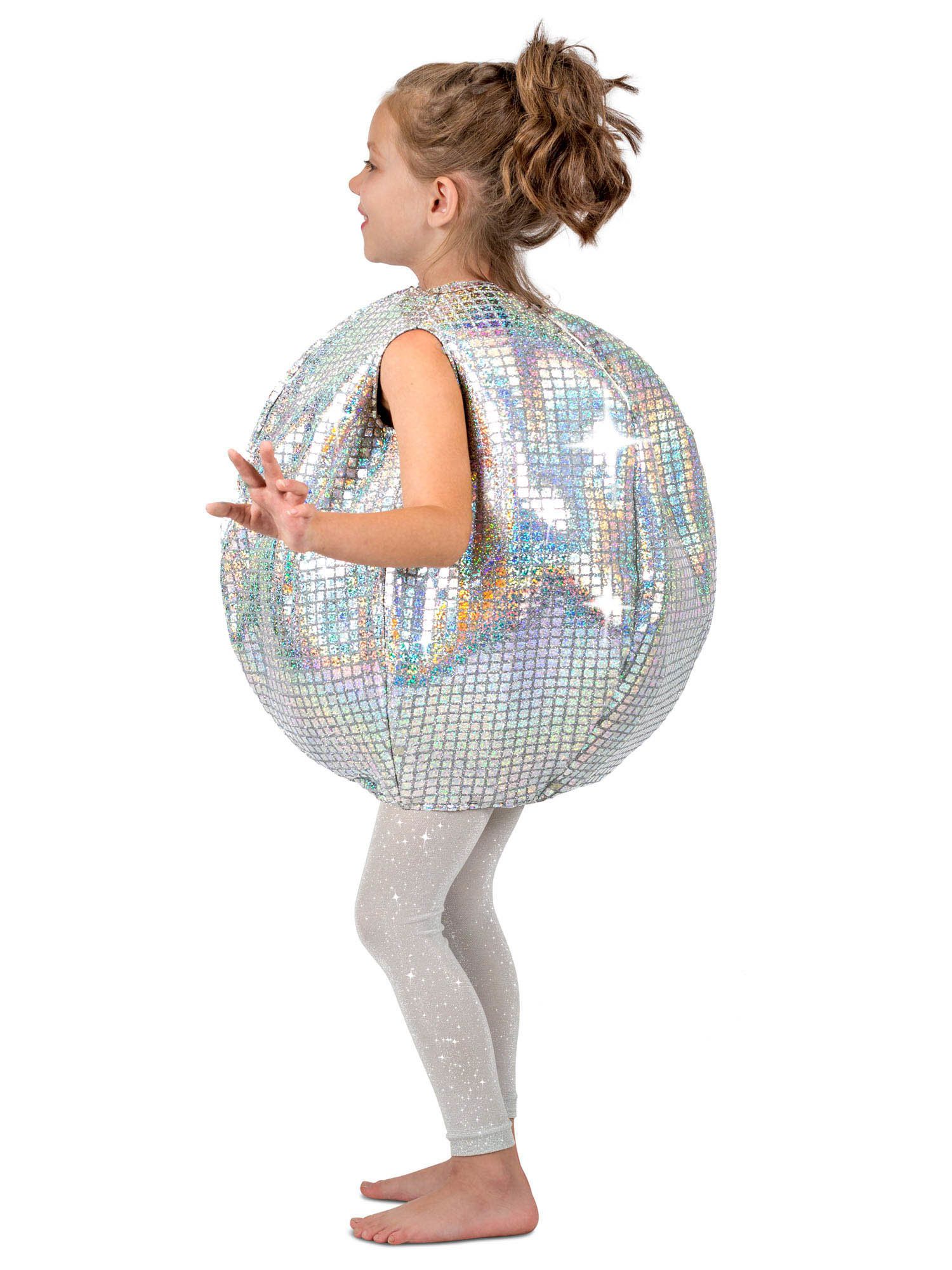 Girls' 1970's Disco Ball Costume - costumes.com