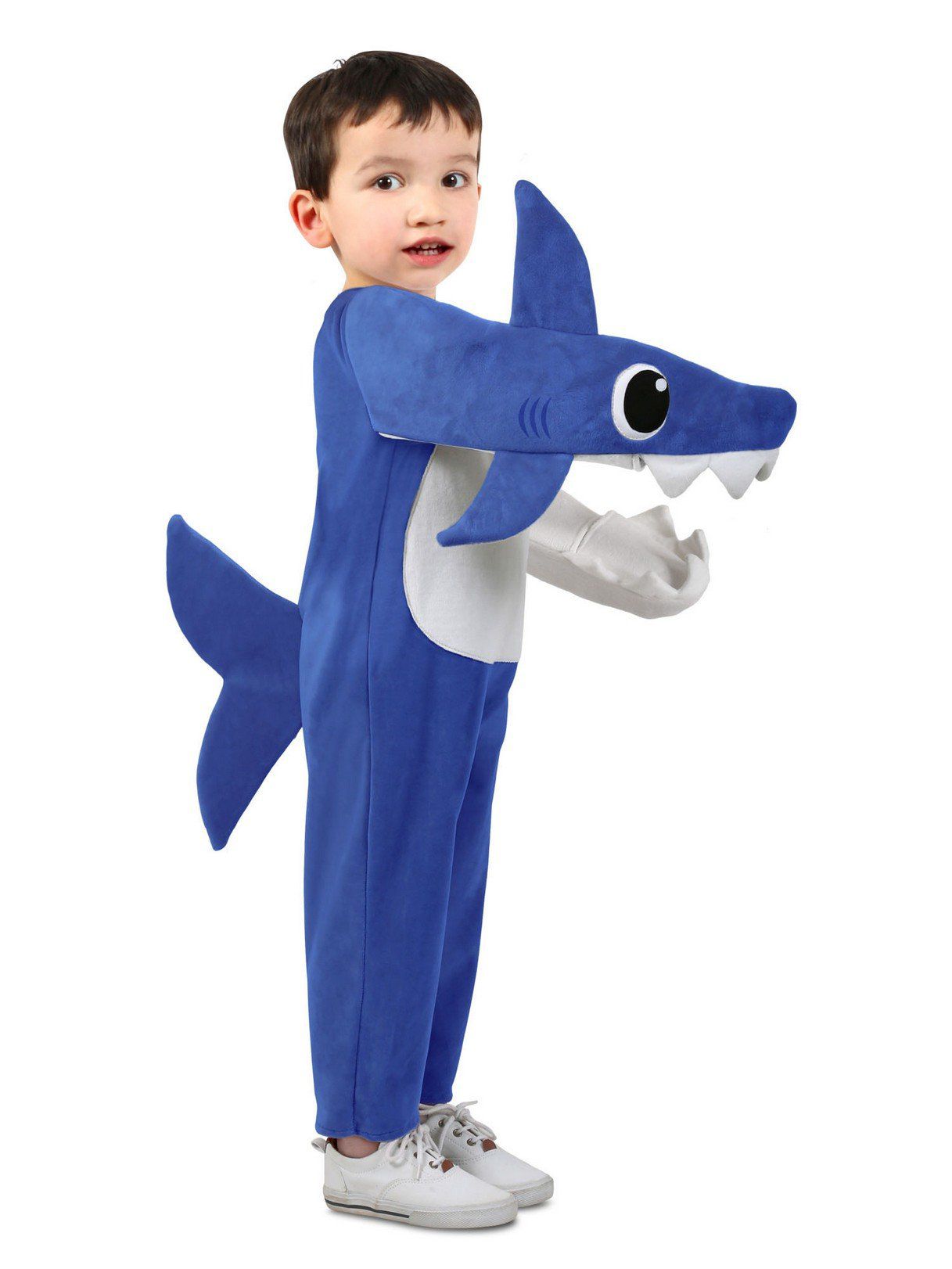 Kids' Baby Shark Daddy Shark Chomper Costume with Sound - costumes.com