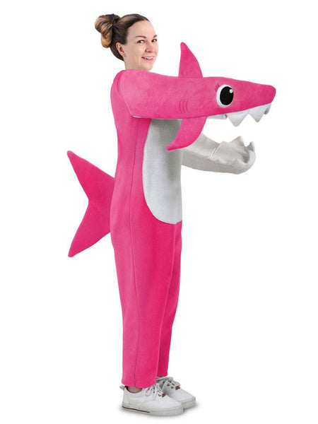 Adult Baby Shark Mommy Shark Chomper Costume with Sound