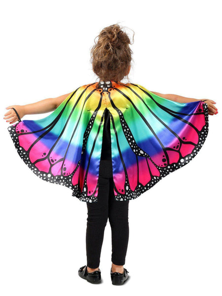 Child Rainbow Butterfly Cape
