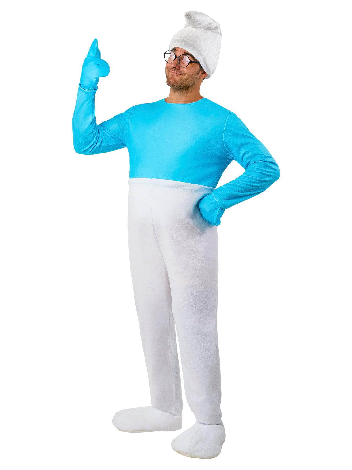 The Smurfs Brainy Smurf Adult Costume - costumes.com