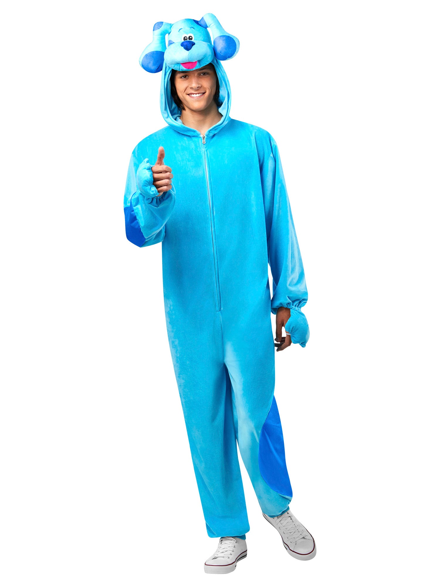 Adult Blue's Clues Blue Zipsters Costume - costumes.com