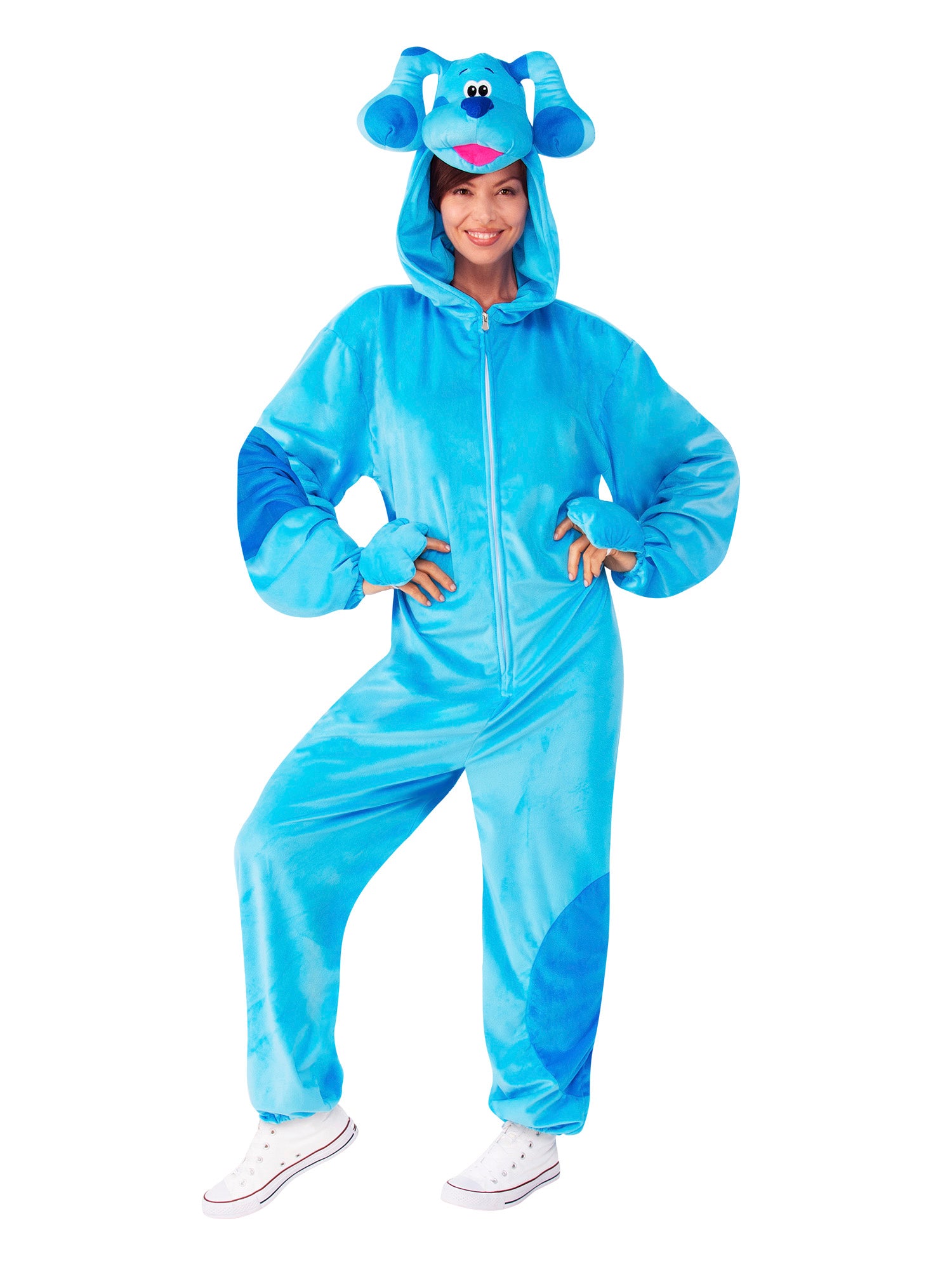 Adult Blue's Clues Blue Zipsters Costume - costumes.com