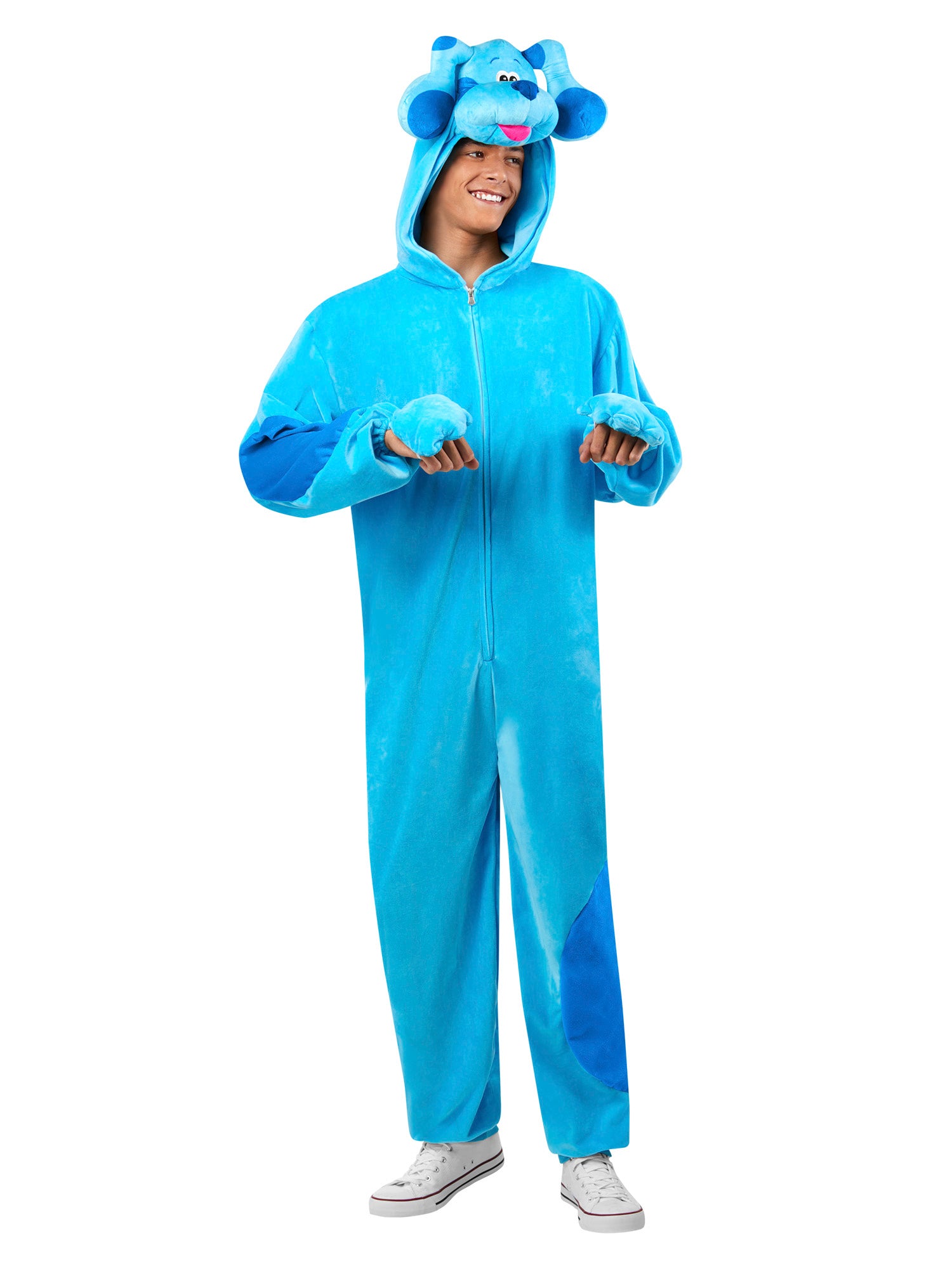 Adult Blue's Clues Blue Zipsters Costume - costumes.com
