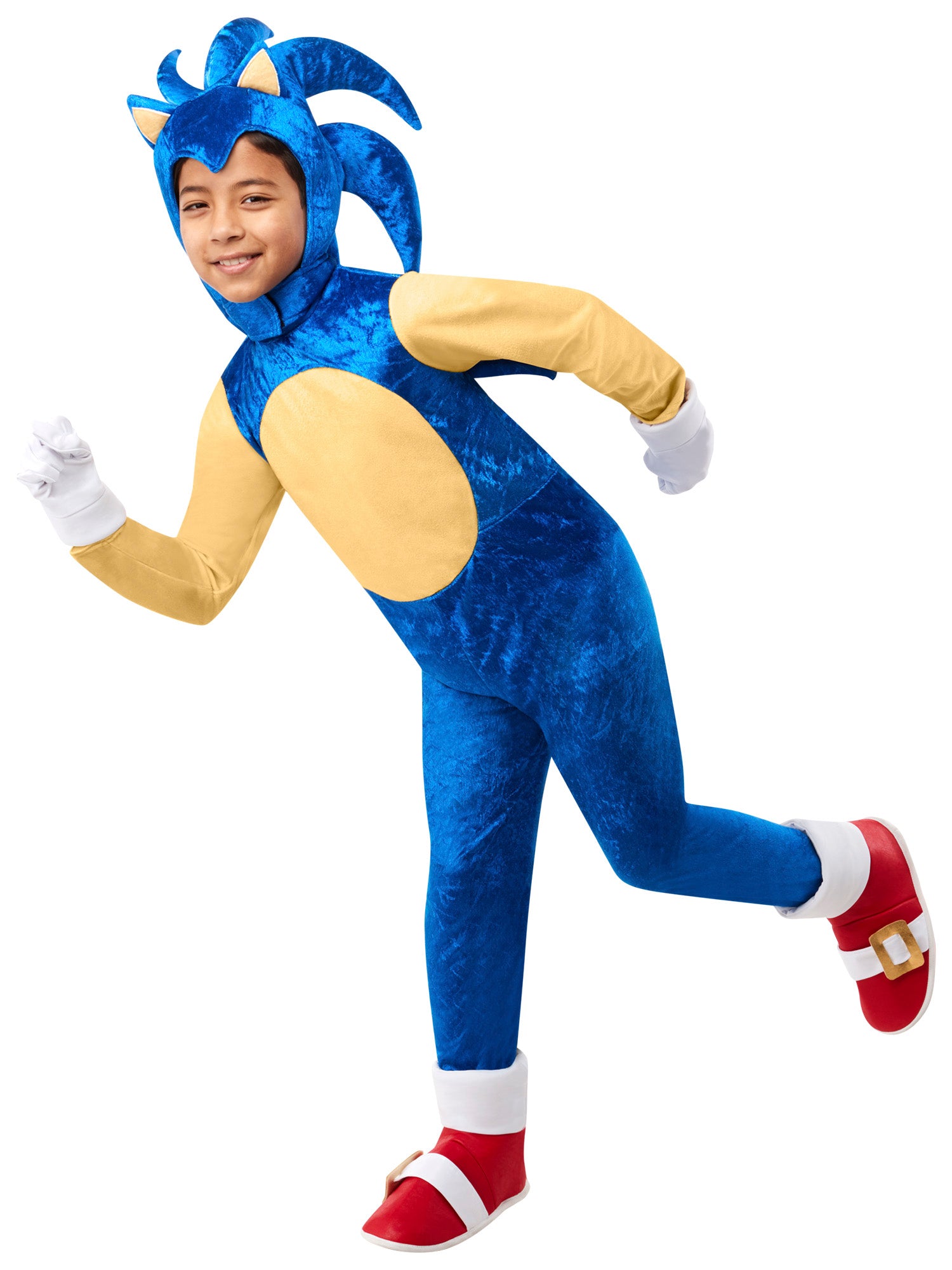 Boys' Sonic the Hedgehog Plush Costume - Deluxe - costumes.com