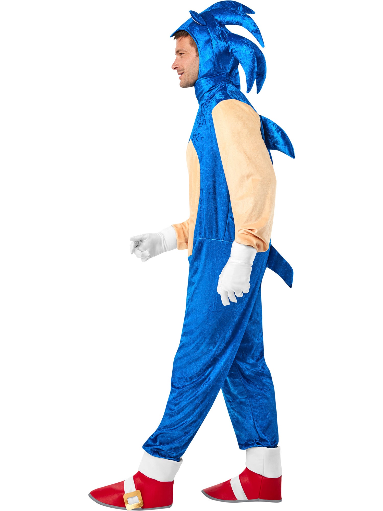 Men's Sonic the Hedgehog Plush Costume - Deluxe - costumes.com