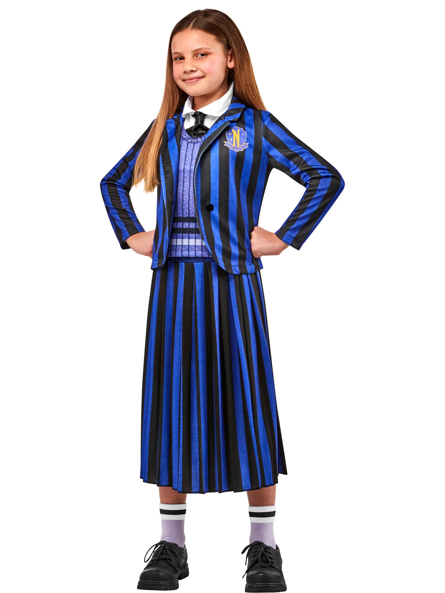 Girls' Wednesday Nevermore Academy Purple School Uniform Costume - costumes.com