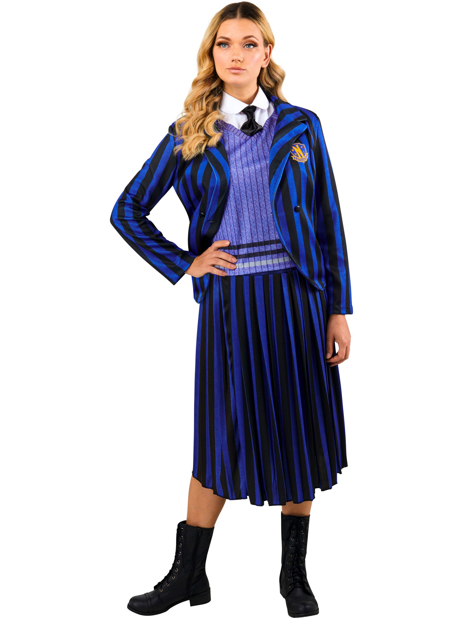 ladies school uniform fancy dress 50's Nerd Girl School Plaid Retro Sock Hop Fancy Dress Halloween Adult Costume