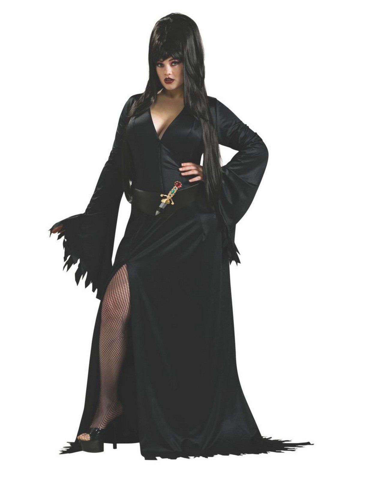 Women's Plus Size Elvira Mistress of the Dark Costume - costumes.com