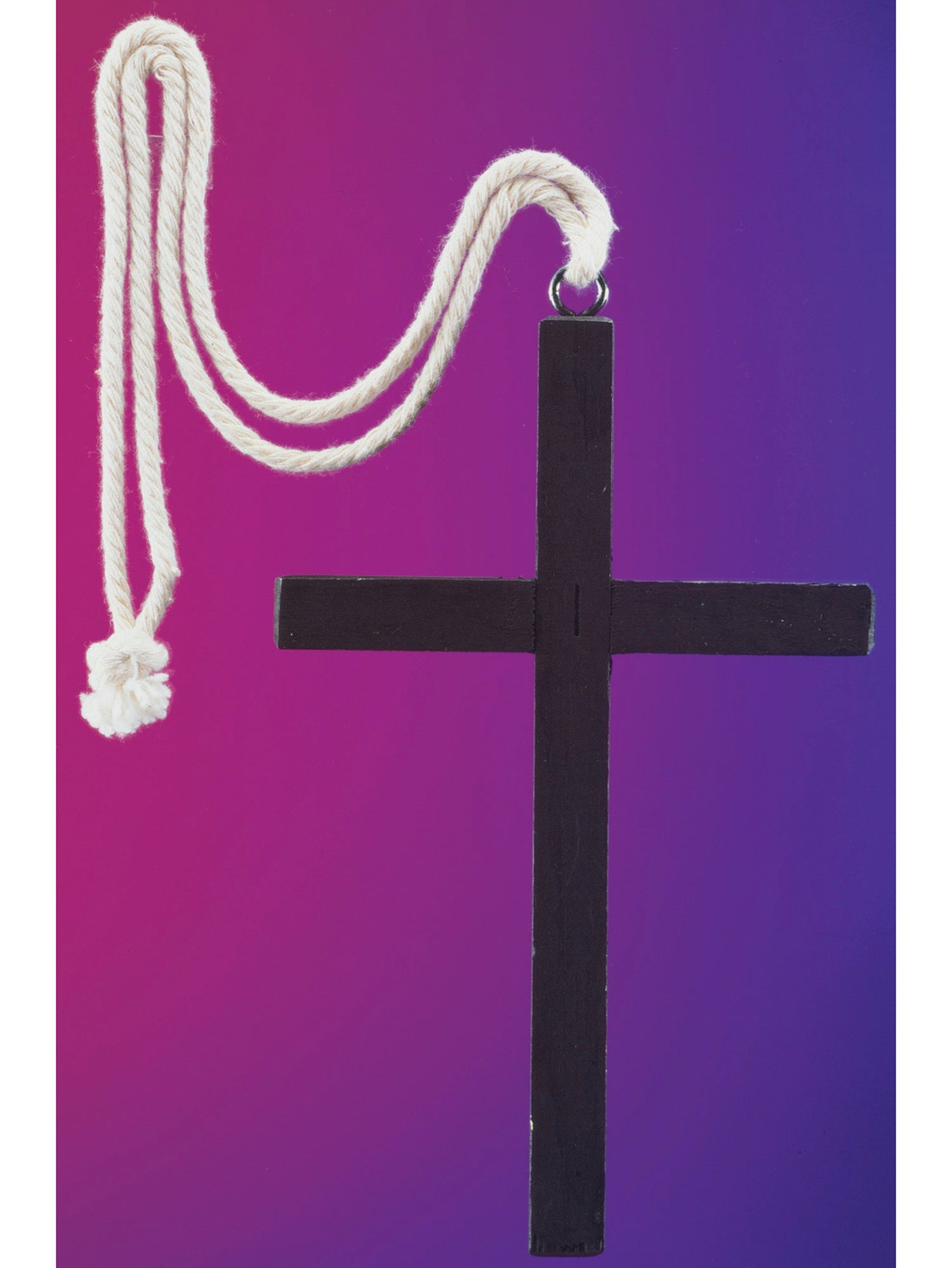 Adult Black Wooden Monk Cross - costumes.com