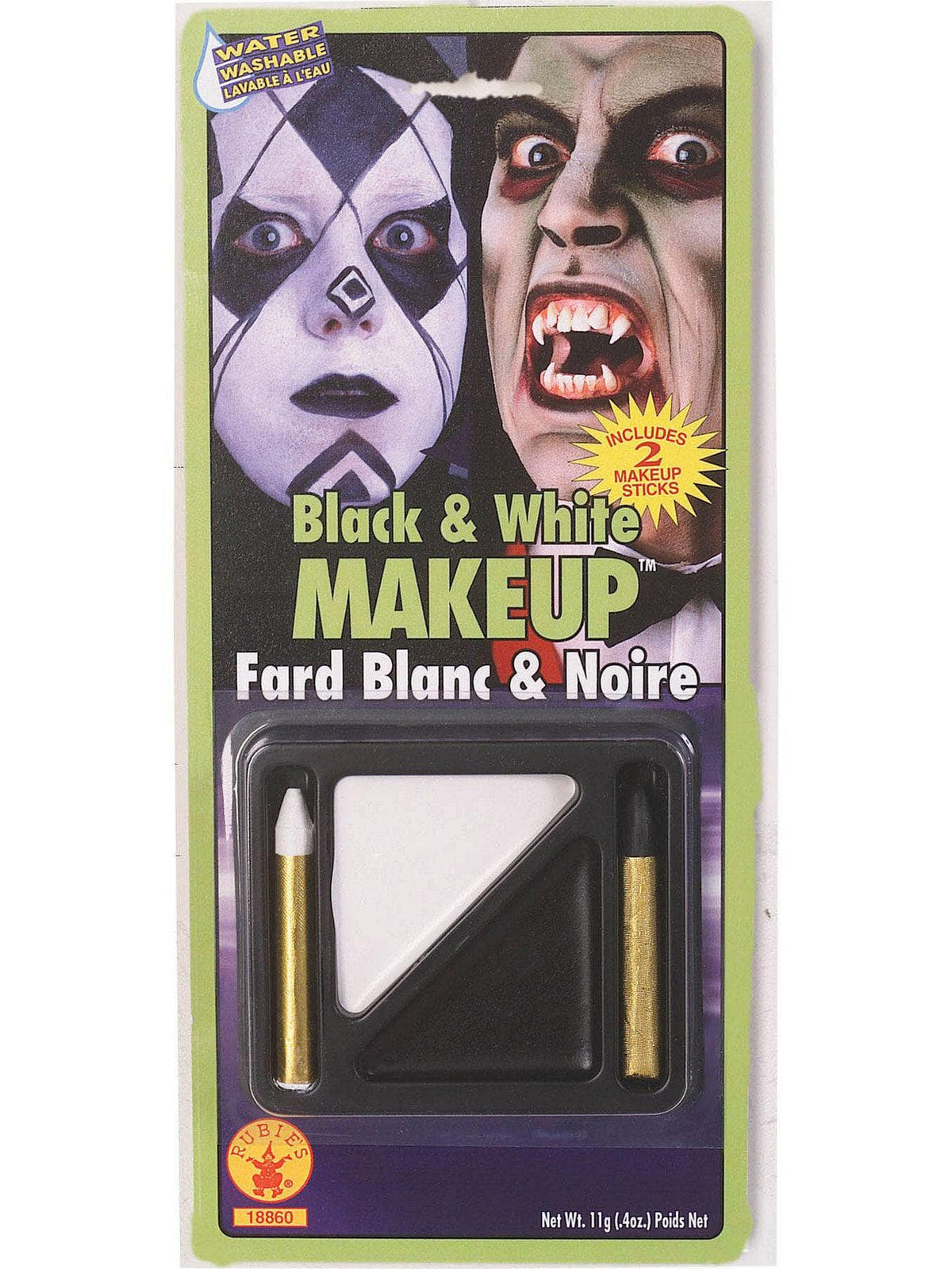 Black and White Cream Makeup - costumes.com