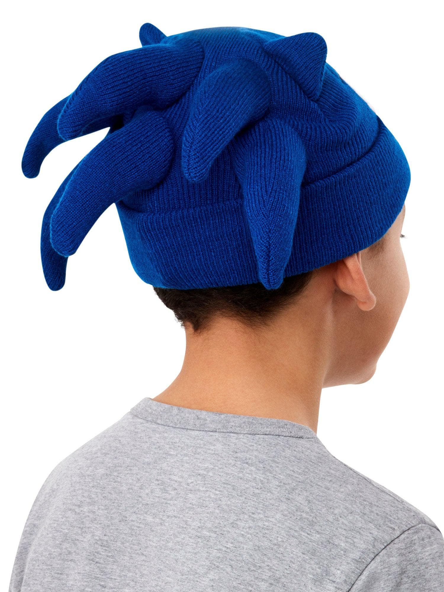 Kids' Blue Knit Sonic Hat - costumes.com