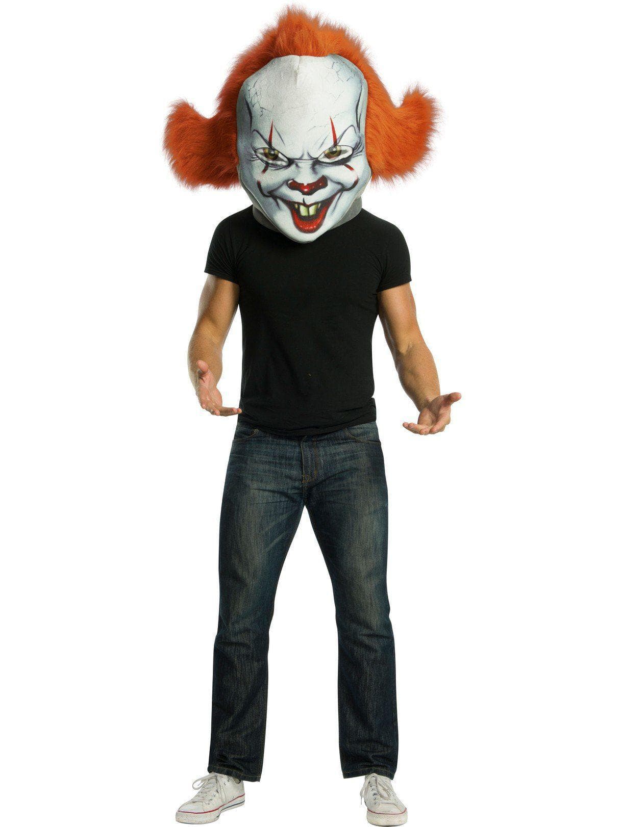Adult It Pennywise Mascot Mask - 2017 Movie - costumes.com