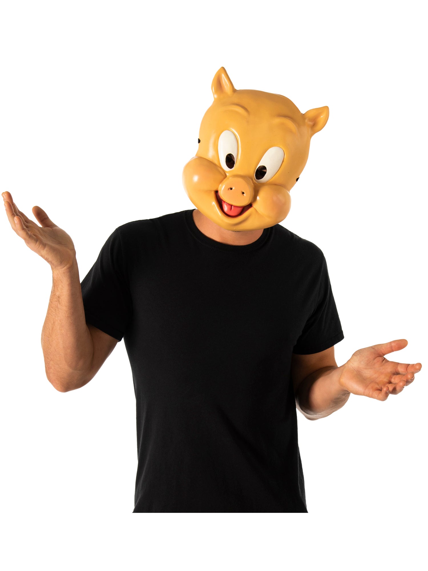 Adult Space Jam: A New Legacy Porky Pig Half Mask - costumes.com
