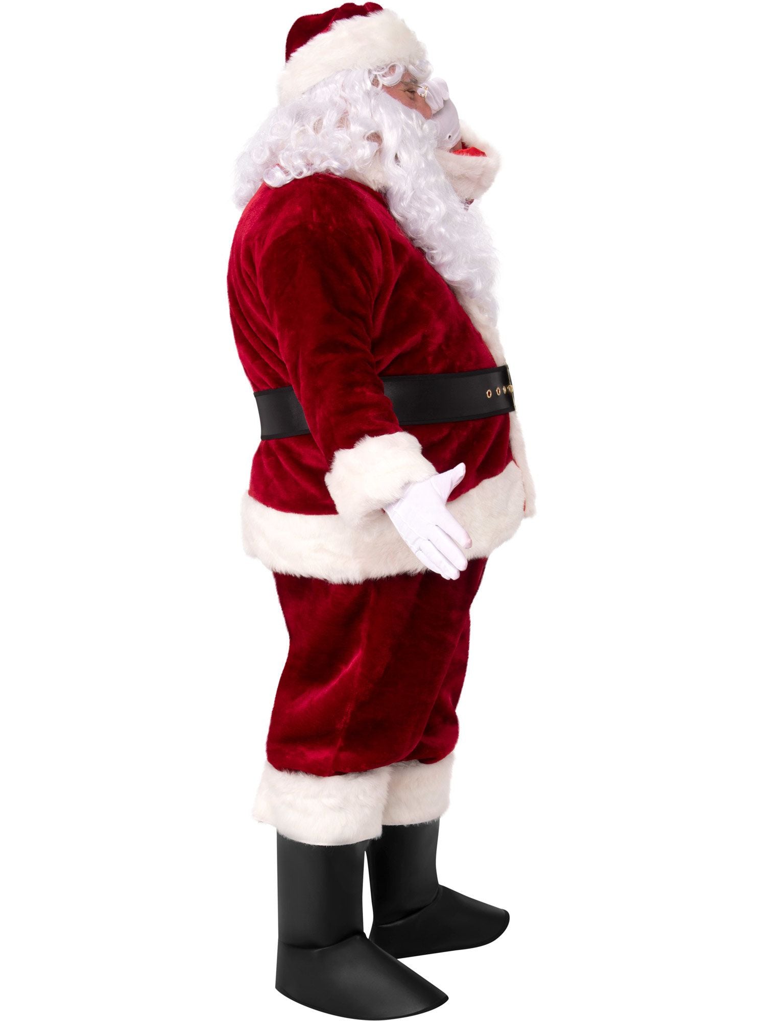 Men's Big and Tall Crimson Imperial Santa Suit Costume - Professional - costumes.com