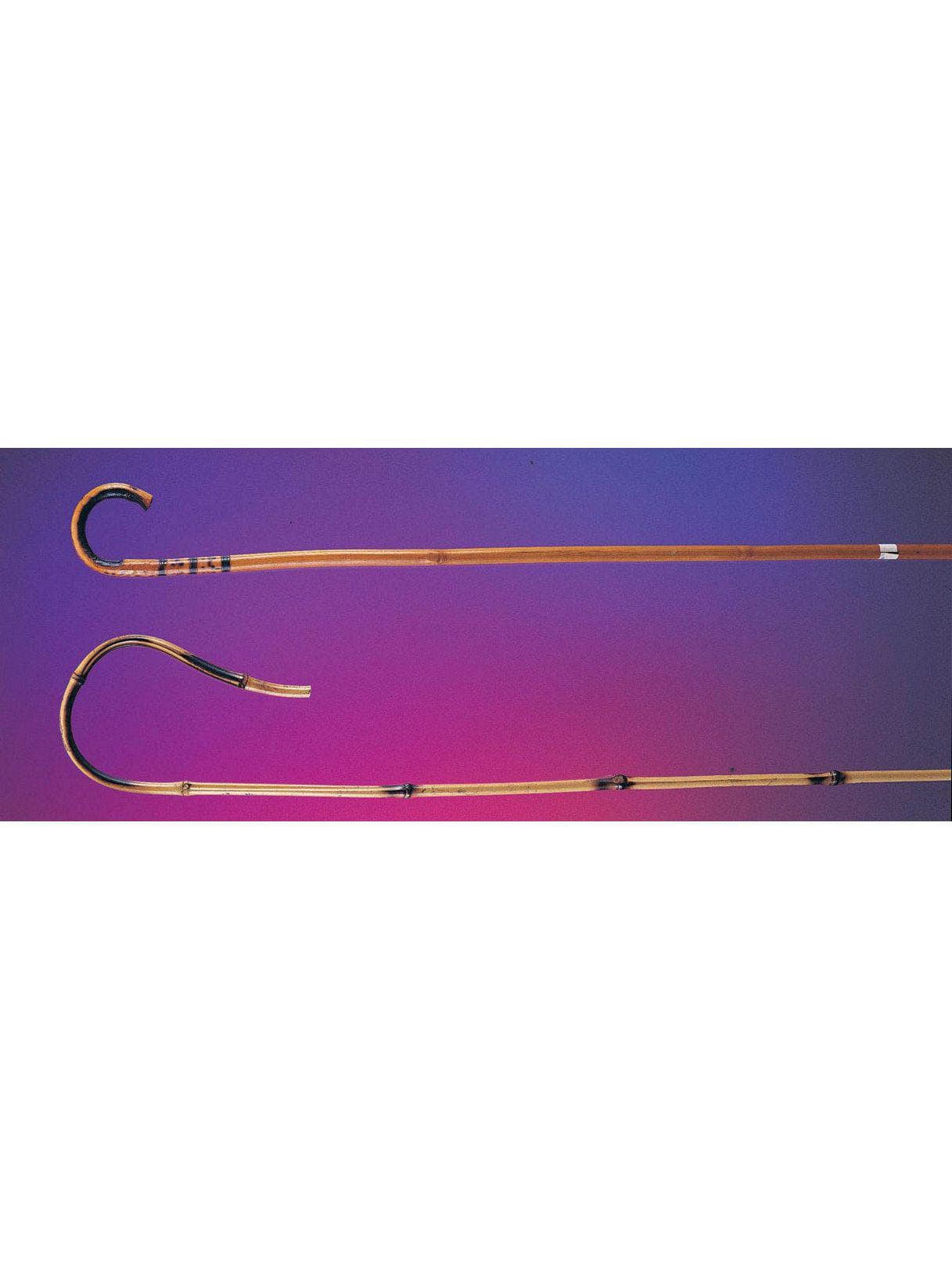 Adult Bamboo Crook Style Walking Cane - costumes.com