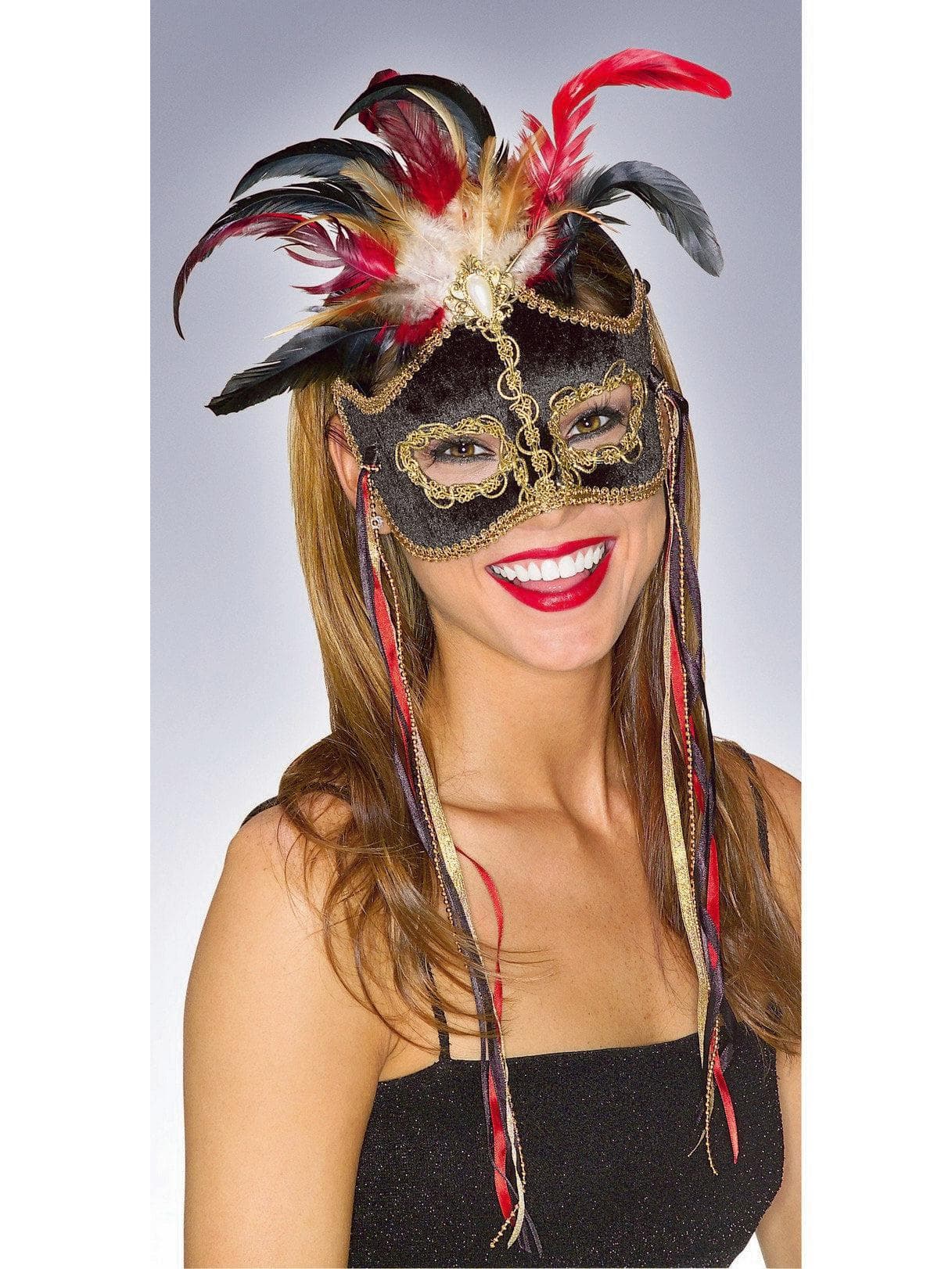 Bird of Paradise Masquerade Mask - costumes.com