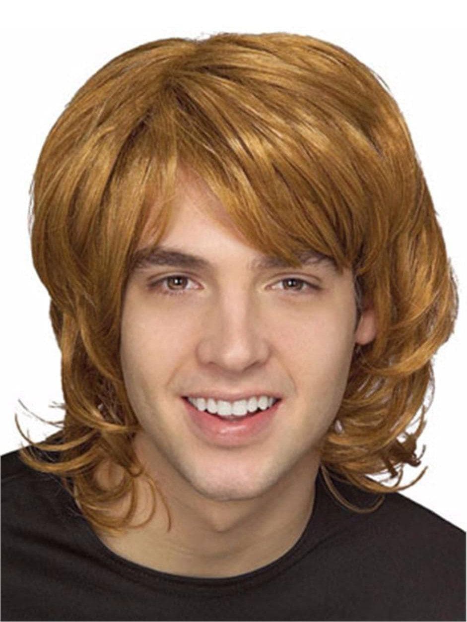 Men's Blonde Groovy 1970's Wig - costumes.com