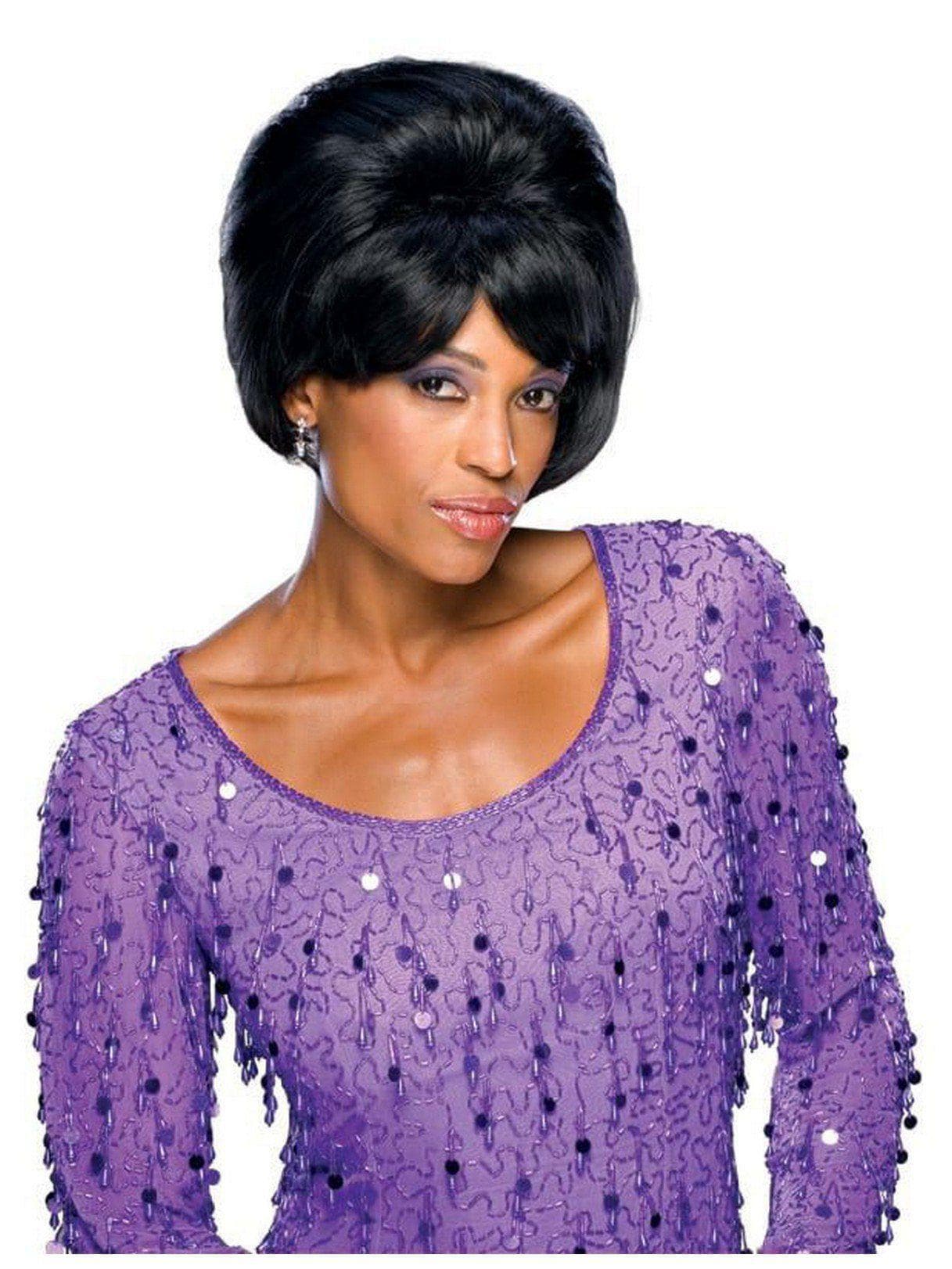 Adult Black Dream Leader 1960's Wig - costumes.com