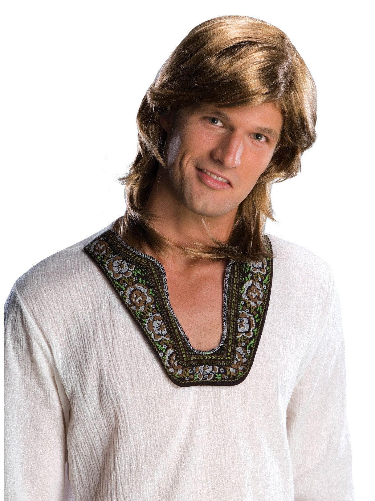 Men's Blonde 1970's Shag Wig - costumes.com