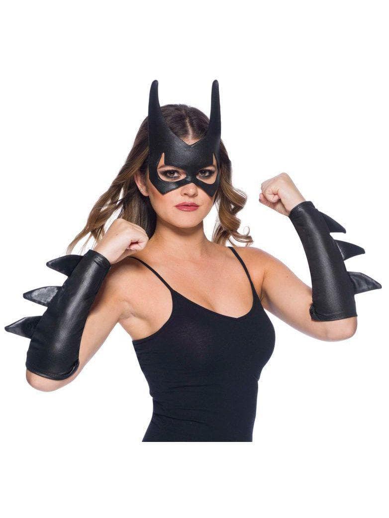 Women's DC Comics Batgirl Mask and Gauntlet Set - costumes.com