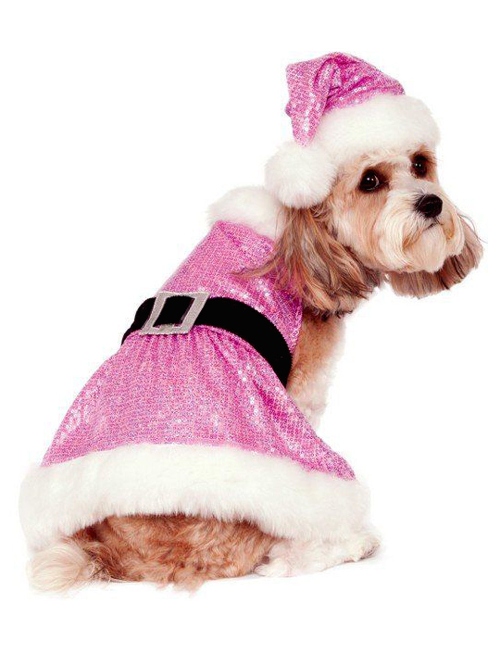 Pet Mrs. Claus Sequin Costume - costumes.com