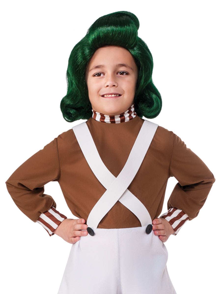 Kids' Willy Wonka and the Chocolate Factory Oompa Loompa Costume - costumes.com