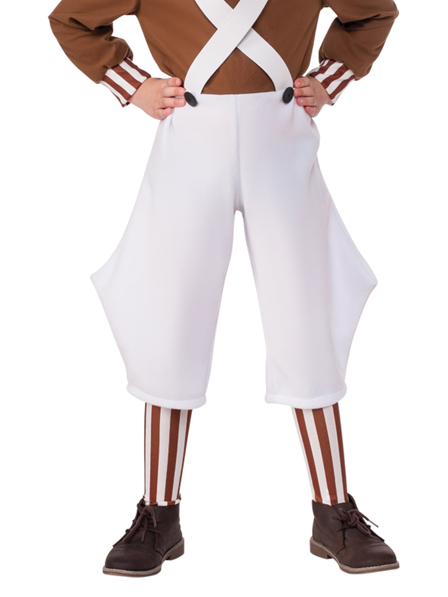 Kids' Willy Wonka and the Chocolate Factory Oompa Loompa Costume - costumes.com