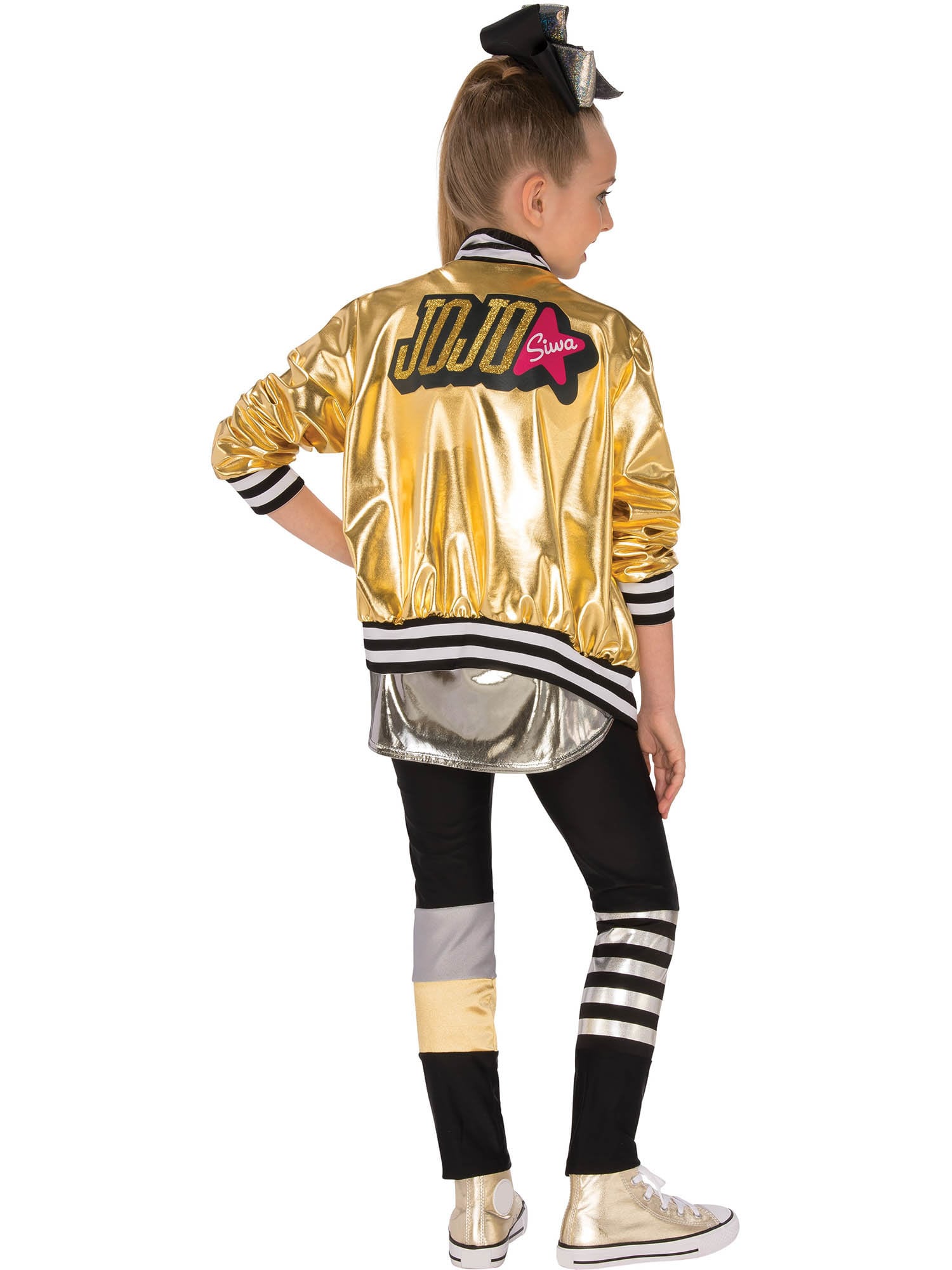 Girls' JoJo Siwa Metallic Dancer Costume - costumes.com