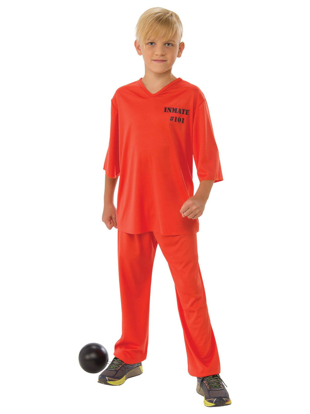 Boys' Orange Jumpsuit Prisoner Costume - costumes.com