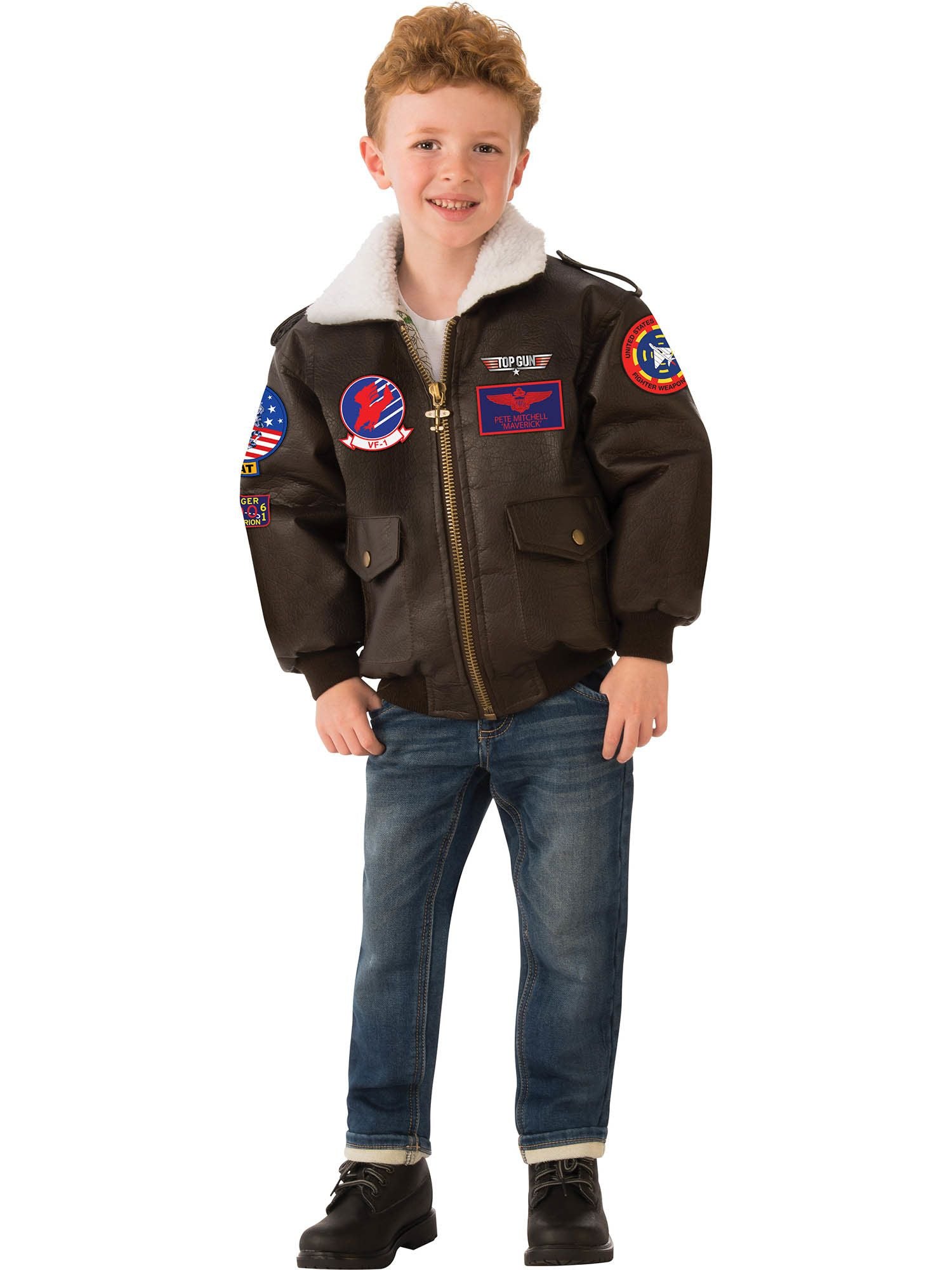 Kids' Top Gun Bomber Jacket - costumes.com
