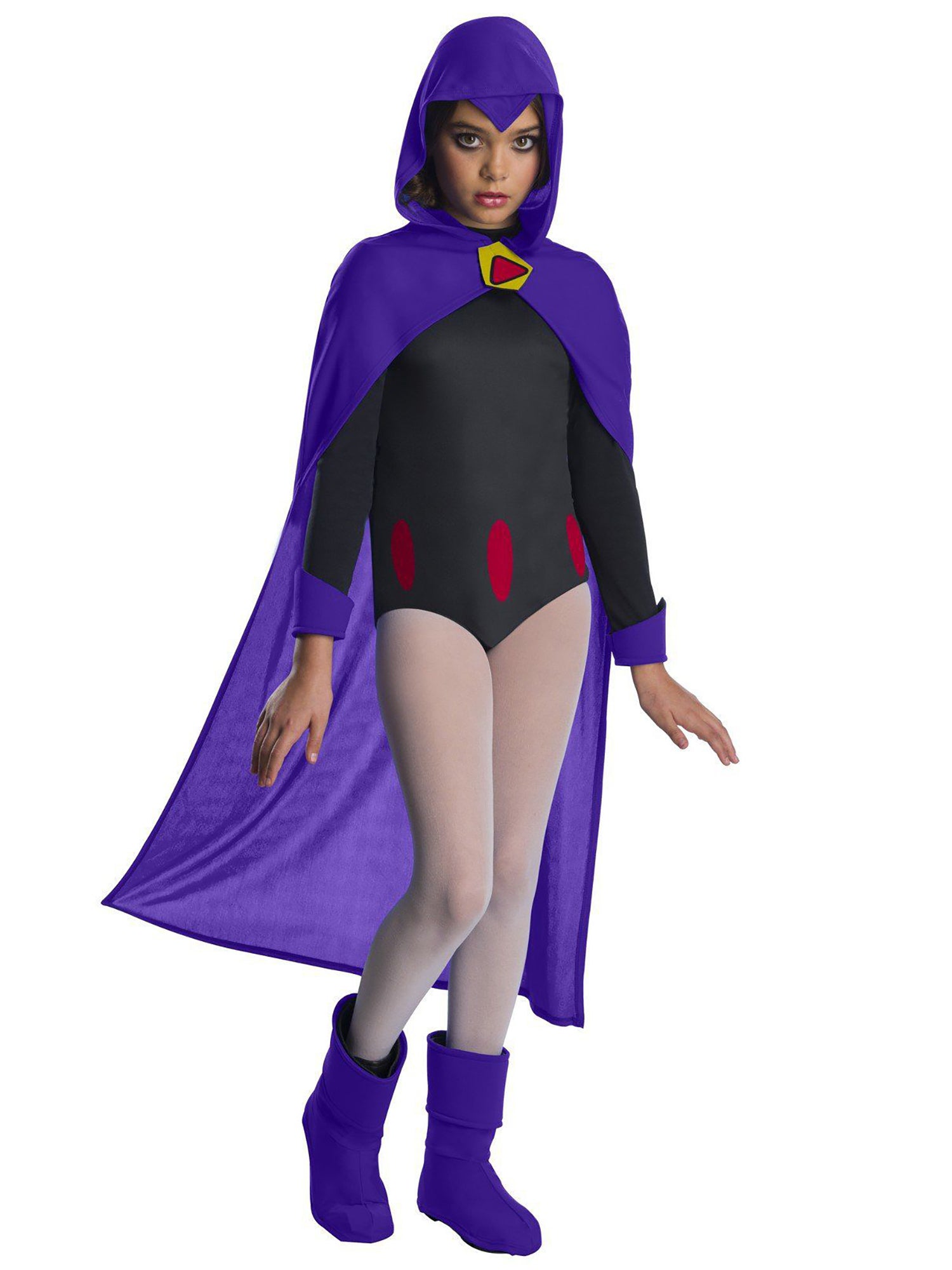 Girls' Teen Titans Go! Raven Costume - Deluxe - costumes.com