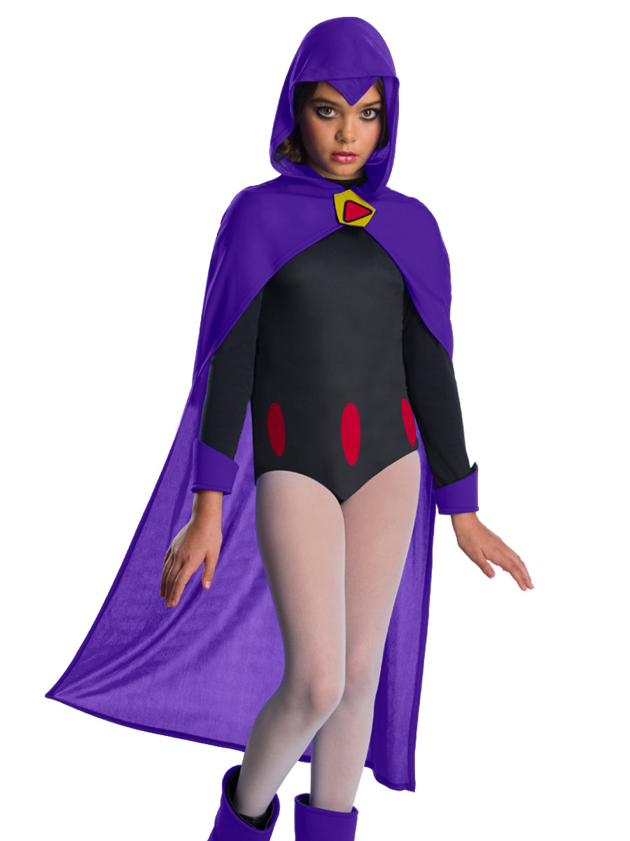 Girls' Teen Titans Go! Raven Costume - Deluxe - costumes.com