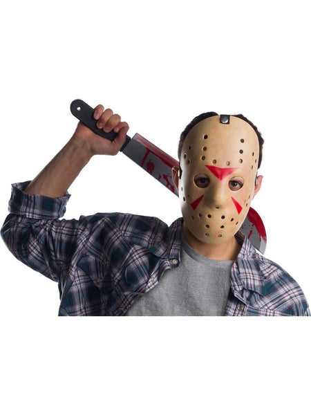 Adult Friday the 13th Jason Voorhees Hockey Half Mask - Deluxe