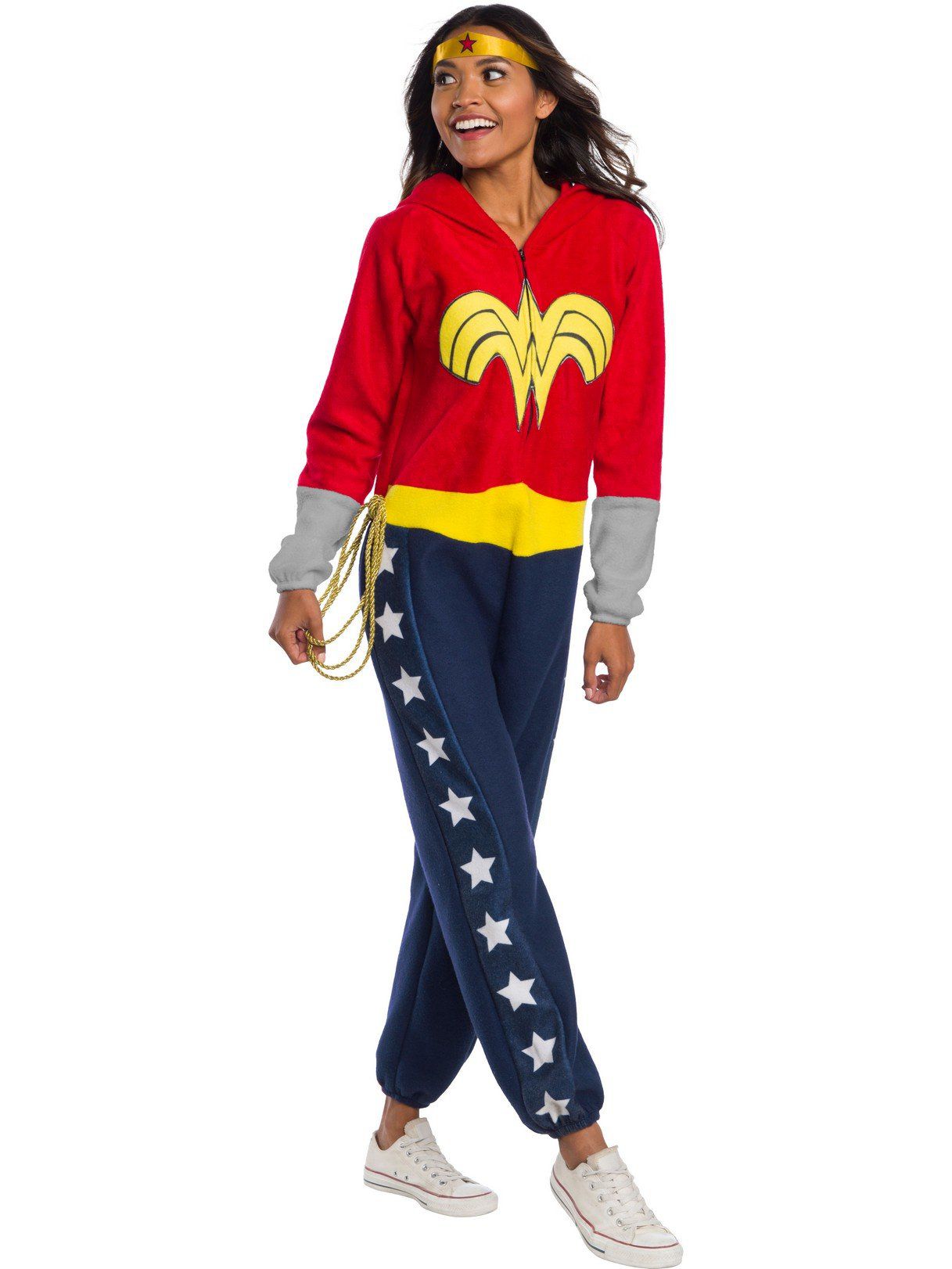 Women's DC Comics Wonder Woman Zipsters Costume - costumes.com