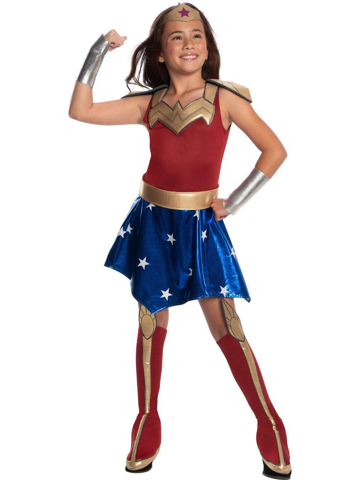 Girls' DC Superhero Girls Wonder Woman Dress and Accessories - costumes.com