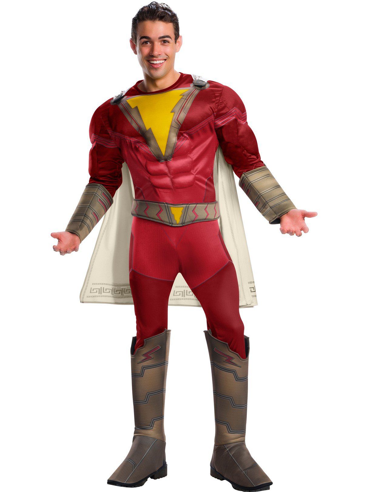 Men's DC Comics Shazam Muscle Chest Costume - Deluxe - costumes.com